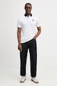 Bavlnené polo tričko Hackett London HM5600138 biela SS26