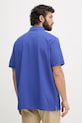 Oblečení Hackett London pánské bavlněné polo HM5600142 modrá