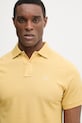 Bavlnené polo tričko Hackett London žltá HM5600148