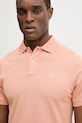 Bavlnené polo tričko Hackett London oranžová HM5600148