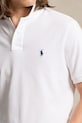 Polo Ralph Lauren polo bawełniane BASIC MESH biały 710666997001