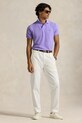 Oblečení Bavlněné polo tričko Polo Ralph Lauren BASIC MESH 710680784463 fialová