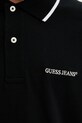 Guess Jeans polo bawełniane czarny M6RP24.KCJV1