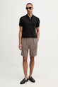 Calvin Klein polo tričko pánske bavlnené LV04LE255G čierna SS26