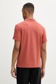Ρούχα Calvin Klein πόλο Ανδρικό με βαμβάκι LV04LF200G πορτοκαλί