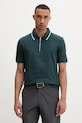Calvin Klein polo męskie bawełniane turkusowy LV04LF214G