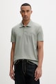 Calvin Klein polo za muškarce s pamukom zelena LV04LF208G
