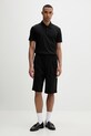 Calvin Klein polo pánské s bavlnou LV04LF208G černá SS26