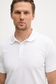 Trussardi polo męskie bawełniane z elastanem biały G5008000124N