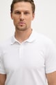 Trussardi polo męskie bawełniane z elastanem biały G5008000124N