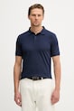 Trussardi polo da uomo in cotone con elastan blu navy G5008000124N