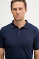 Trussardi polo da uomo in cotone con elastan blu navy G5008000124N