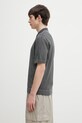 C.P. Company polo bawełniane 20CMKN204A110646S szary SS26