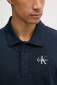 Calvin Klein Jeans polo męskie bawełniane LV04RF209G granatowy