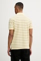 Odzież Calvin Klein Jeans polo męskie bawełniane LV04RF216G żółty
