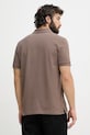 Ρούχα Calvin Klein Jeans πόλο Ανδρικό βαμβακερό LV04RF215G καφέ