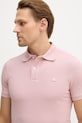 United Colors of Benetton polo bawełniane różowy 3089J3179.