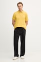 United Colors of Benetton polo bawełniane 3089J3179. żółty SS26
