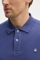 United Colors of Benetton polo bawełniane 3089J3179. granatowy