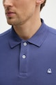 United Colors of Benetton polo bawełniane 3089J3179. granatowy