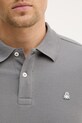 United Colors of Benetton polo bawełniane 3089J3179. szary