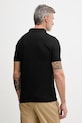 Odzież Lindbergh polo męskie bawełniane z elastanem 30.404036A czarny