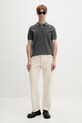 Marc O'Polo polo da uomo in cotone 5000012660 grigio SS26