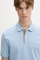 Marc O'Polo polo tričko pánske bavlnené modrá 5000012673