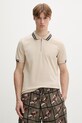 Iceberg polo męskie bawełniane beżowy F030.631A