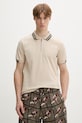 Iceberg polo męskie bawełniane beżowy F030.631A