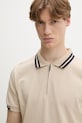 Iceberg polo męskie bawełniane beżowy F030.631A