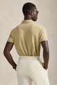 Памучна тениска с яка Polo Ralph Lauren 710B13479 бежов SS26