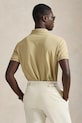 Памучна тениска с яка Polo Ralph Lauren 710B13479 бежов SS26