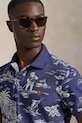 Polo Ralph Lauren pamut póló sötétkék 710B13971