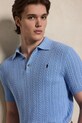 Polo Ralph Lauren polo bawełniane niebieski 710B13893