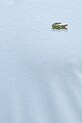 Lacoste polo tričko s prímesou ľanu pánske PH2449 modrá