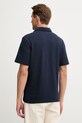 Odzież Lacoste polo z dodatkiem lnu PH2449 granatowy