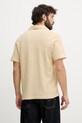 Oblečenie Lacoste polo tričko pánske s prímesou ľanu PH2449 béžová