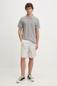 Levi's polo bawełniane LEVIS HM POLO 35883.0345 szary SS26