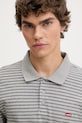 Levi's polo bawełniane LEVIS HM POLO szary 35883.0345