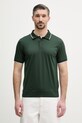 Karl Lagerfeld polo męskie bawełniane zielony 562200.745080