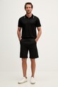 Karl Lagerfeld polo męskie bawełniane 562200.745080 czarny SS26