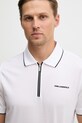Bavlnené polo tričko Karl Lagerfeld biela 562200.745003