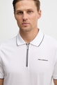 Bavlnené polo tričko Karl Lagerfeld biela 562200.745003