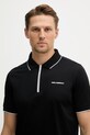 Bavlněné polo tričko Karl Lagerfeld černá 562200.745003