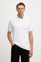 Polo tričko Karl Lagerfeld jednofarebný biela 562221.745020