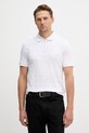 Bavlnené polo tričko Karl Lagerfeld jednofarebný biela 562203.745008