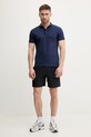The North Face polo bawełniane Premium Slim NF0A8C1N8K21 granatowy SS26
