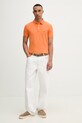 Tommy Hilfiger polo męskie pomarańczowy MW0MW17771..