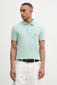 Tommy Hilfiger polo tričko pánske tyrkysová MW0MW17771..
